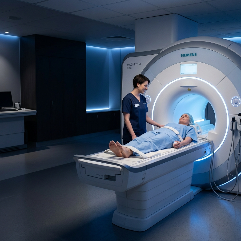 Patient Going Through MRI Scan